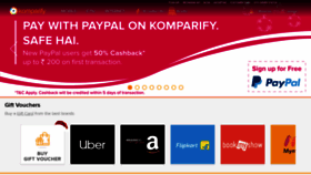 What Recharge.komparify.com website looked like in 2018 (5 years ago)
