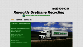 What Reynoldsurethanerecycling.com website looked like in 2018 (5 years ago)