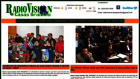 What Radiovisioncasasgrandes.com website looked like in 2018 (5 years ago)