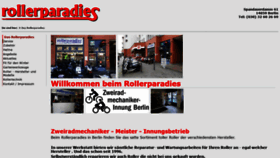 What Rollerparadies.de website looked like in 2018 (5 years ago)