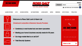 What Rossgalt.co.nz website looked like in 2018 (5 years ago)