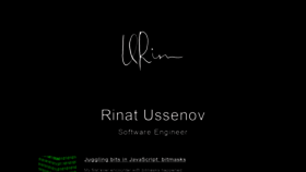 What Rinatussenov.com website looked like in 2018 (5 years ago)