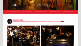 What Redlightvintage.com website looked like in 2018 (5 years ago)