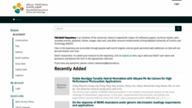 What Repository.kaust.edu.sa website looked like in 2018 (5 years ago)