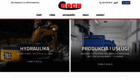 What Roch.pl website looked like in 2018 (5 years ago)