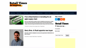 What Retailtimes.co.uk website looked like in 2018 (5 years ago)