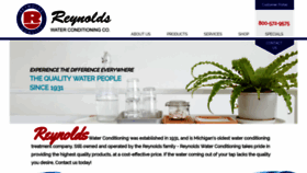 What Reynoldswater.com website looked like in 2018 (5 years ago)