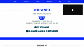 What Reteveneta.it website looked like in 2018 (5 years ago)
