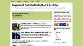 What Refluxcookbookblog.com website looked like in 2018 (5 years ago)