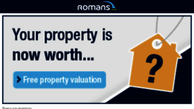 What Romans.co.uk website looked like in 2018 (5 years ago)
