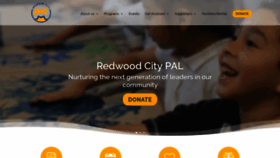 What Redwoodcitypal.org website looked like in 2018 (5 years ago)