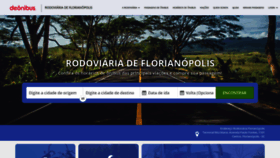 What Rodoviariadeflorianopolis.com website looked like in 2018 (5 years ago)