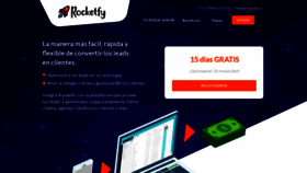 What Rocketfy.co website looked like in 2019 (5 years ago)