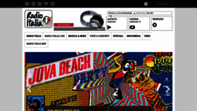 What Radioitalia.it website looked like in 2019 (6 years ago)