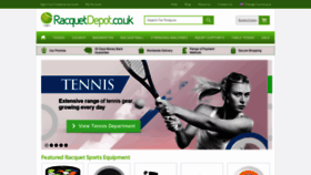 What Racquetdepot.co.uk website looked like in 2019 (5 years ago)