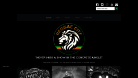 What Reggae-city.com website looked like in 2019 (5 years ago)