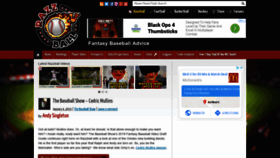 What Razzball.com website looked like in 2019 (5 years ago)