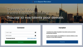 What Recruteurs.iquesta.com website looked like in 2019 (5 years ago)