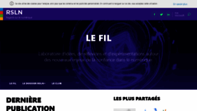 What Rslnmag.fr website looked like in 2019 (5 years ago)