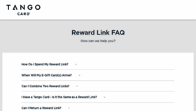 What Rewardlink.io website looked like in 2019 (5 years ago)
