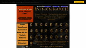 What Runenmagie.de website looked like in 2019 (5 years ago)