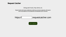 What Requestcatcher.com website looked like in 2019 (5 years ago)
