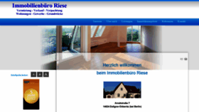 What Riese-immobilien.de website looked like in 2019 (5 years ago)