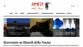What Rimedinonna.com website looked like in 2019 (5 years ago)