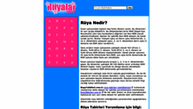 What Ruyalar.gen.tr website looked like in 2019 (5 years ago)