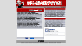 What Rojadirecta.cat website looked like in 2019 (5 years ago)