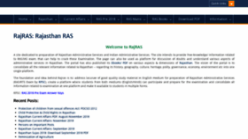 What Rajras.in website looked like in 2019 (5 years ago)