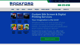 What Rockfordsilkscreen.com website looked like in 2019 (5 years ago)
