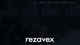 What Rezavex.com website looked like in 2019 (5 years ago)