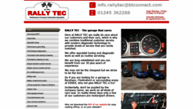 What Rallytec.co.uk website looked like in 2019 (5 years ago)