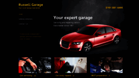 What Russellgaragemanchester.co.uk website looked like in 2019 (5 years ago)