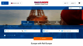What Raileurope.com website looked like in 2019 (5 years ago)
