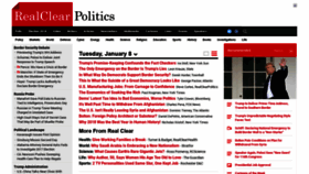 What Realclearpolitics.com website looked like in 2019 (5 years ago)