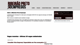 What Ribeiraopretoempregos.com.br website looked like in 2019 (5 years ago)