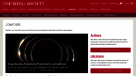 What Royalsocietypublishing.org website looked like in 2019 (6 years ago)