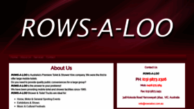 What Rowsaloo.com.au website looked like in 2019 (5 years ago)