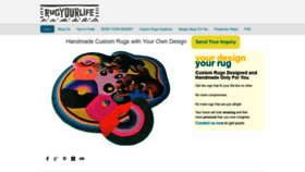 What Rugyourlife.com website looked like in 2019 (5 years ago)