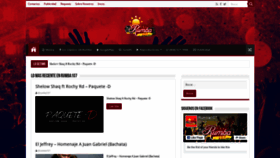 What Rumba107.com website looked like in 2019 (5 years ago)