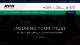 What Rpkinsurance.com website looked like in 2019 (5 years ago)