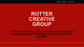 What Rottercreativegroup.com website looked like in 2019 (5 years ago)