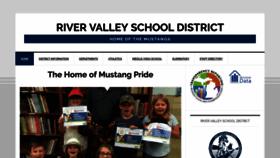 What Rivervalleyschools.org website looked like in 2019 (5 years ago)