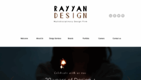 What Rayyandesign.com website looked like in 2019 (5 years ago)