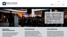 What Rhoen-klinikum-ag.com website looked like in 2019 (5 years ago)