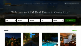 What Rpmrealestatecr.com website looked like in 2019 (5 years ago)