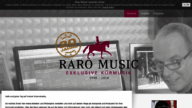 What Raro-music.de website looked like in 2019 (5 years ago)