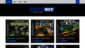 What Romsmax.com website looked like in 2019 (5 years ago)